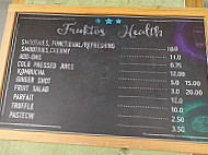 Fruktos Health Aruba menu