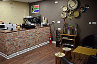 The Indaba Hut Cafe inside