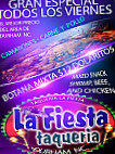Taqueria La Fiesta menu