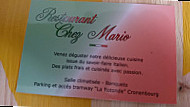 Chez Mario menu