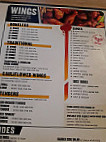 Buffalo Wild Wings menu