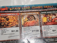 The Kickin' Crab Los Angeles menu