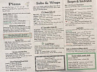 Out A Bounds Pizza General Store/wine Shop menu