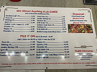 Graham Rollins, Inc. menu