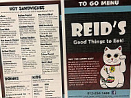 Reid's Deli menu