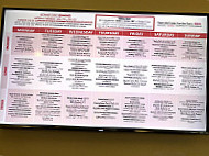 Lakeside Dining menu