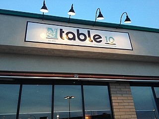 Table 10 Restaurant and Cocktail Lounge