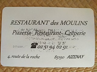 pizzeria creperie restaurant des moulins aizenay
