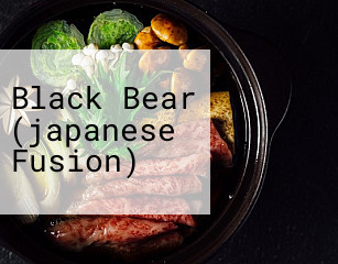 Black Bear (japanese Fusion)