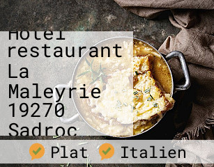 Hotel restaurant La Maleyrie 19270 Sadroc