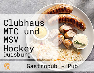 Clubhaus MTC und MSV Hockey