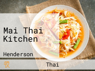 Mai Thai Kitchen