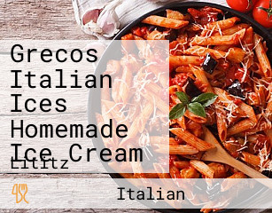 Grecos Italian Ices Homemade Ice Cream