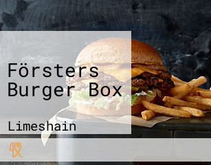 Försters Burger Box