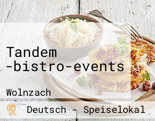 Tandem -bistro-events
