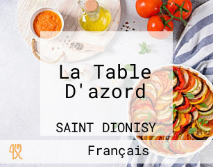 La Table D'azord