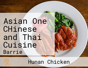 Asian One CHinese and Thai Cuisine