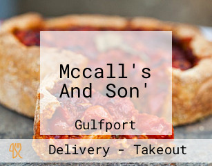 Mccall's And Son'