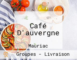 Café D'auvergne