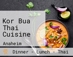 Kor Bua Thai Cuisine