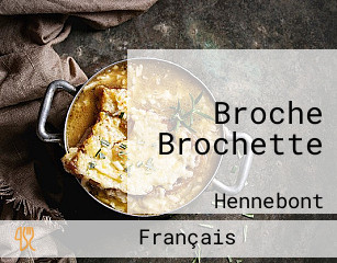 Broche Brochette