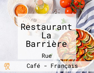 Restaurant La Barrière