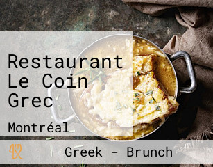 Restaurant Le Coin Grec