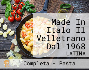 Made In Italo Il Velletrano Dal 1968