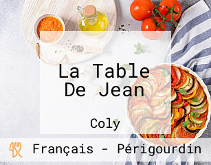 La Table De Jean