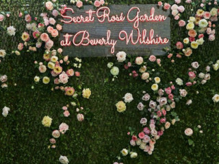 The Secret Rosé Garden At Beverly Wilshire