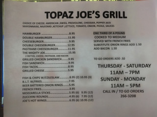 Topaz Joes Grill