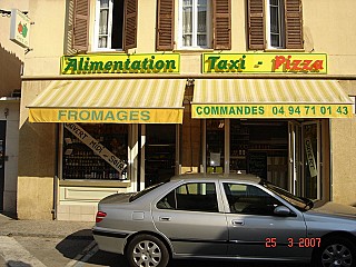Taxi Pizza Alimentation
