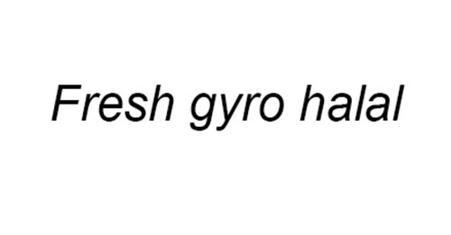 Fresh Gyro Halal