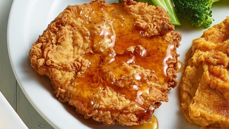 Repas Familial Au Poulet Frit Du Sud Arrosé De Miel