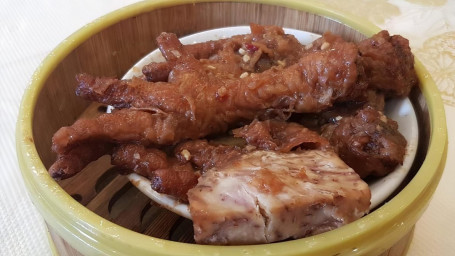 Steamed Chicken Feet In Brown Sauce Jiàng Zhī Zhēng Fèng Zhǎo