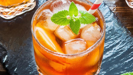 Peach-Lychee Fruit Iced Tea