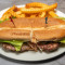 Steak Burger With French Fries