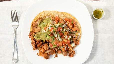 Pollo Asado (Grilled Chicken) Taco