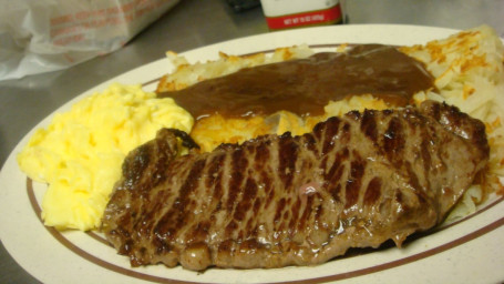 #4. Steak Eggs