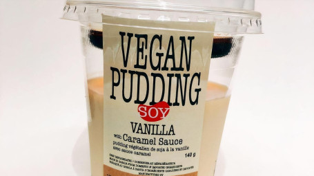 Vegan Pudding Vanilla With Caramel Sauce(Gf)