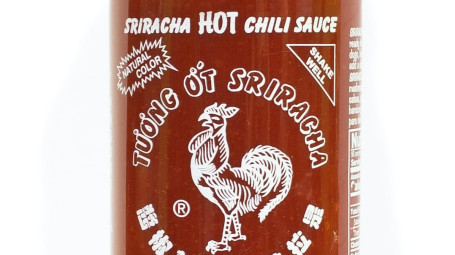 Bottle Of Huy Fong Sriracha Garlic