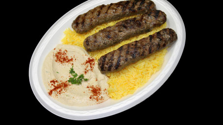 Ground Beef Kabob Plate