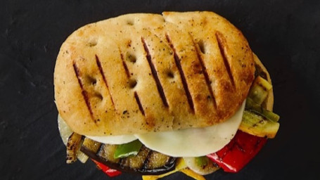 Grilled Vegetables And Provolone Cheese