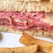 Corned Beef Sandwich On Rye With Fries