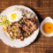 Special Small Viet Rice with Grilled Pork Chop and a Sunny Side-Up Egg
