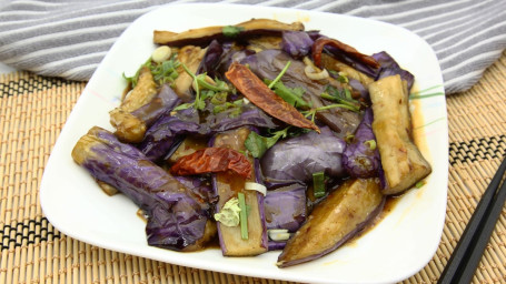 Stir Fried Eggplant With Spicy Sauce