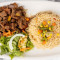 Stew Beef, Fried With Vegetables Salad