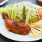 Tandoori Tikka With Salad And Bread