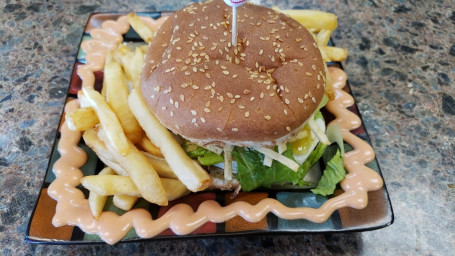 Hamburguesa Con Papas A La Francesa Burger And Fries