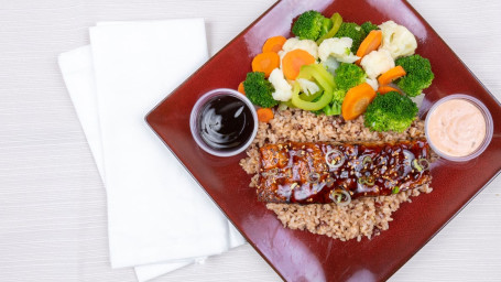 3. Salmon Teriyaki Plate